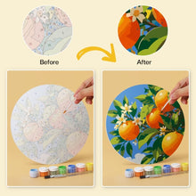 Load image into Gallery viewer, Mini Paint by Numbers Set - Discs Ø20cm (6 pieces) - Dolce Vita Escape