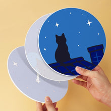 Load image into Gallery viewer, Mini Paint by Numbers Set - Discs Ø20cm (6 pieces) - Moonlit Dreams