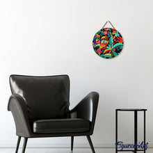 Load image into Gallery viewer, Paint by numbers on Wood Slice - Abstract Toucan