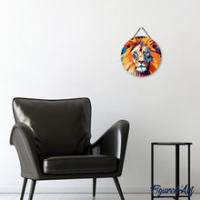 Load image into Gallery viewer, Paint by numbers on Wood Slice - Lion