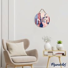 Load image into Gallery viewer, Paint by numbers on Wood Slice - Buildings