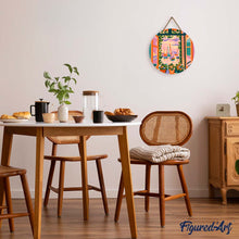 Load image into Gallery viewer, Paint by numbers on Wood Slice - The Open Window - Matisse