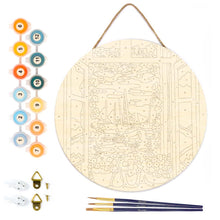 Load image into Gallery viewer, Paint by numbers on Wood Slice - The Open Window - Matisse