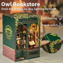 Load image into Gallery viewer, DIY Book Nook kit - Owl Bookstore