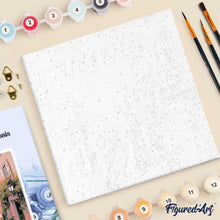 Load image into Gallery viewer, Mini Paint by numbers Travel Poster Paris 20x20cm already framed