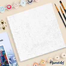 Load image into Gallery viewer, Mini Paint by numbers Travel Poster New York City 20x20cm already framed