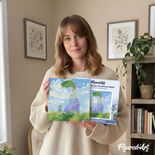 Load image into Gallery viewer, Mini Paint by numbers The walk - Monet 20x20cm already framed