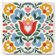 Load image into Gallery viewer, Mini Paint by numbers Floral Mandala 20x20cm already framed