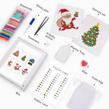 Load image into Gallery viewer, Mini Diamond Painting 15x20cm (6 pieces) - Festive Christmas