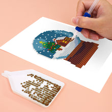 Load image into Gallery viewer, Mini Diamond Painting 15x20cm (6 pieces) - Festive Christmas