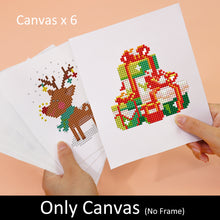 Load image into Gallery viewer, Mini Diamond Painting 15x20cm (6 pieces) - Festive Christmas