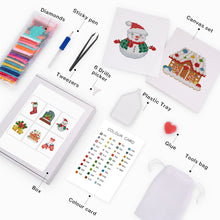 Load image into Gallery viewer, Mini Diamond Painting 15x20cm (6 pieces) - Christmas Classics
