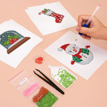 Load image into Gallery viewer, Mini Diamond Painting 15x20cm (6 pieces) - Christmas Classics