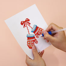 Load image into Gallery viewer, Mini Diamond Painting 15x20cm (6 pieces) - Christmas Classics