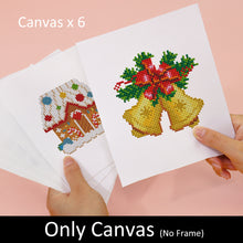 Load image into Gallery viewer, Mini Diamond Painting 15x20cm (6 pieces) - Christmas Classics