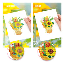 Load image into Gallery viewer, Mini Diamond Painting 15x20cm (6 pieces) - Flora and Potted