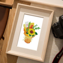 Load image into Gallery viewer, Mini Diamond Painting 15x20cm (6 pieces) - Flora and Potted