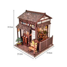 Load image into Gallery viewer, Miniature House - Falling Cherry Tea Pavilion