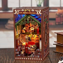 Load image into Gallery viewer, DIY Book Nook Kit - Cat Affairs Bureau