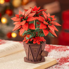 Load image into Gallery viewer, 3D Puzzle - Poinsettia Figured'Art