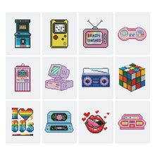 Load image into Gallery viewer, Gem Painting kit - Retro Gaming and Pop Culture series