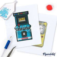 Load image into Gallery viewer, Gem Painting kit - Retro Gaming and Pop Culture series