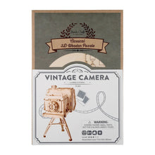 Load image into Gallery viewer, 3D Puzzle - Vintage Camera