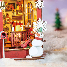 Load image into Gallery viewer, DIY Book Nook kit - Christmas Indoor Scene