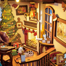 Load image into Gallery viewer, DIY Book Nook kit - Christmas Indoor Scene