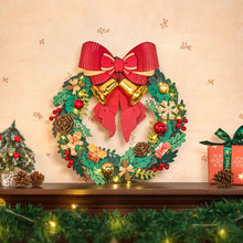 Load image into Gallery viewer, 3D Puzzle - Christmas Wreath Figured'Art