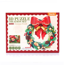Load image into Gallery viewer, 3D Puzzle - Christmas Wreath