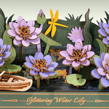 Load image into Gallery viewer, 3D Puzzle - Glittering Water Lily