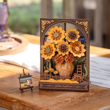 Load image into Gallery viewer, 3D Puzzle - Golden Sunflower