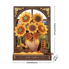 Load image into Gallery viewer, 3D Puzzle - Golden Sunflower