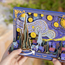 Load image into Gallery viewer, 3D Puzzle - The Starry Night