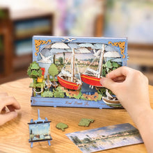 Load image into Gallery viewer, 3D Puzzle - Red Boats