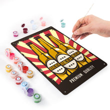 Load image into Gallery viewer, Paint by Numbers Metal Poster - Triple Taste