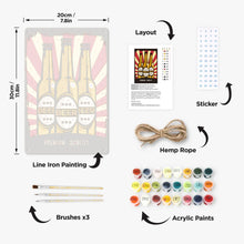 Load image into Gallery viewer, Paint by Numbers Metal Poster - Triple Taste