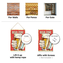 Load image into Gallery viewer, Paint by Numbers Metal Poster - Beer Zone