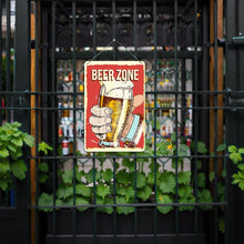 Load image into Gallery viewer, Paint by Numbers Metal Poster - Beer Zone