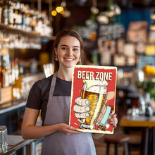 Load image into Gallery viewer, Paint by Numbers Metal Poster - Beer Zone