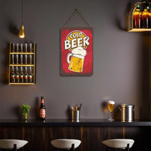 Load image into Gallery viewer, Paint by Numbers Metal Poster - Cold Beer Mug