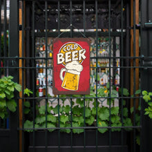 Load image into Gallery viewer, Paint by Numbers Metal Poster - Cold Beer Mug