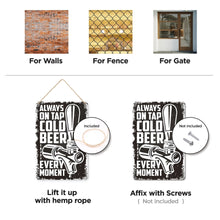 Load image into Gallery viewer, Paint by Numbers Metal Poster - Cold Beer Black&amp;White
