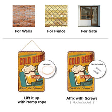 Load image into Gallery viewer, Paint by Numbers Metal Poster - Cold Beer for Dinner