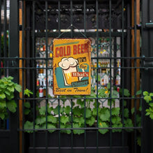 Load image into Gallery viewer, Paint by Numbers Metal Poster - Cold Beer for Dinner