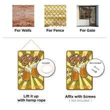 Load image into Gallery viewer, Paint by Numbers Metal Poster - Fresh Beer Two Mugs