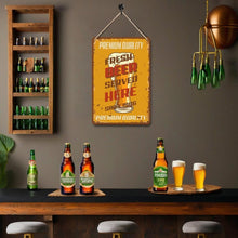 Load image into Gallery viewer, Paint by Numbers Metal Poster - Fresh Beer Served Here