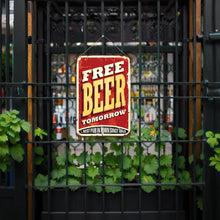 Load image into Gallery viewer, Paint by Numbers Metal Poster - Free Beer