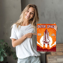Load image into Gallery viewer, Paint by Numbers Metal Poster - Journey into Space